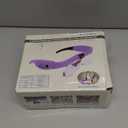 Magnifying Glass with Light 1.5X to 5.0X, Rechargeable Magnifying Glasses Head Magnifier, Lighted Magnify Glass with 4 Detachable Lenses, Magnifier Headset for Close Work Hobbies Jewelry (Purple)