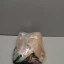 ULTCOVER Waterproof Patio Ottoman Cover Square Outdoor Side Table Furniture Covers Size 20L x 20W x 18H inch (Brown)