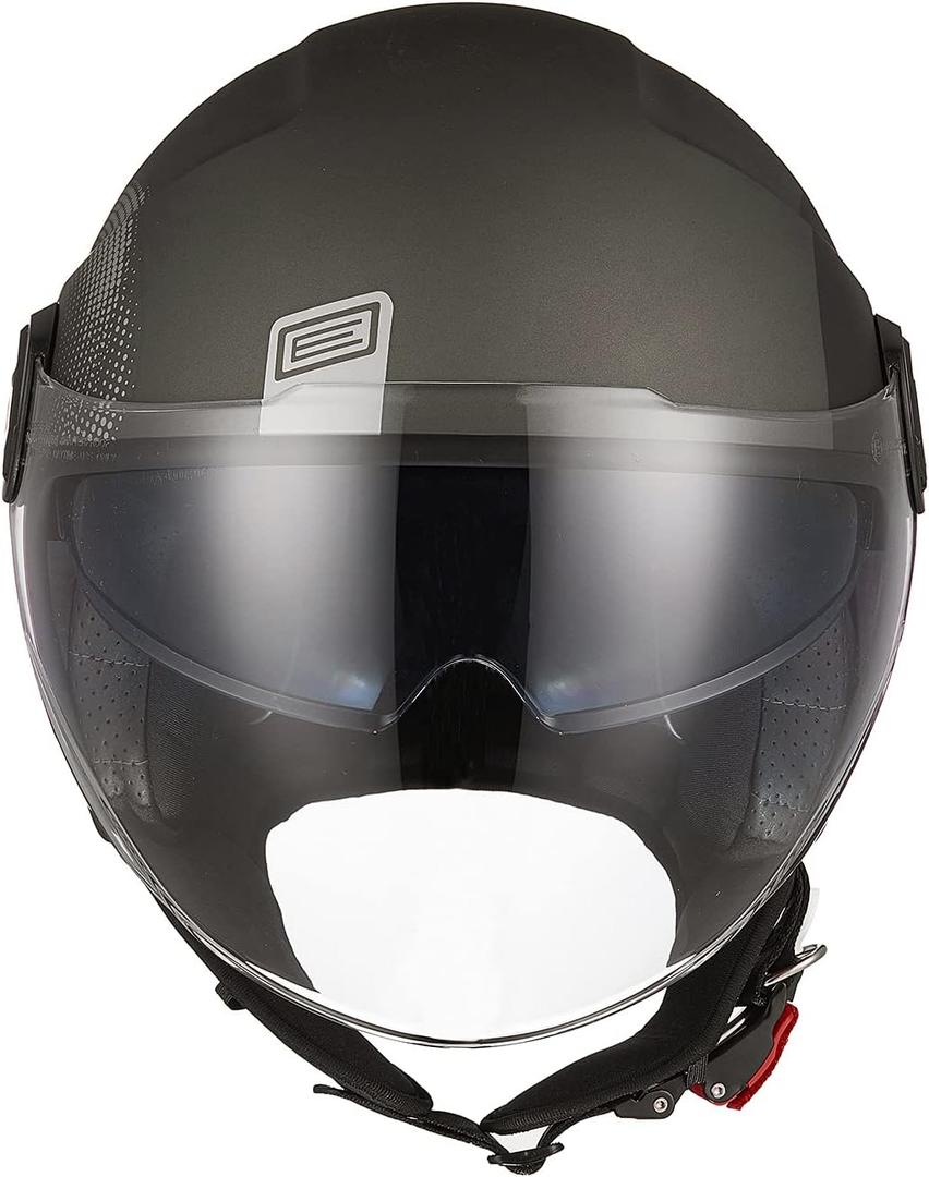ORIGINE 3/4 Open Face Motorcycle Helmet Scooter Helmet Jet Helmet with Double Visor DOT Approved Large
