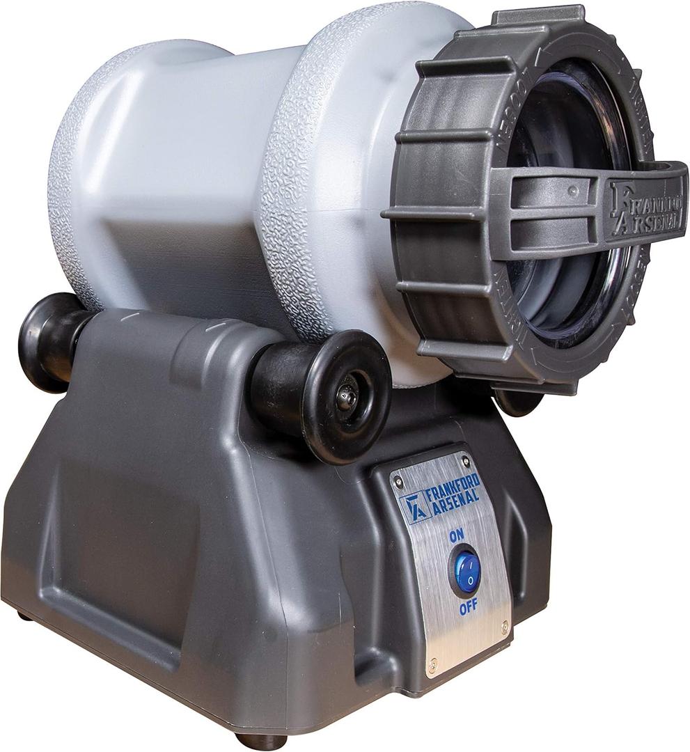 Frankford Arsenal Rotary Tumbler and Accessories with Media Separator, Cleaning Essentials, For Brass Cleaning, Reloading, and Gunsmithing