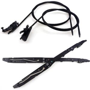 New Upgraded FL3Z16502C22 Sunroof Glass Cables & Track Assembly Repiar Kit Compatible with Ford F-150 2015-2020, F-250 F-350 Super Duty 2017-2019 Replace OE# FL3Z16502C22 FL3Z-1651071-A FL3Z-1651071-B
