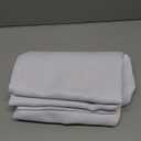 BGment Short Blackout Curtains 40 Inch Length for Small Window, 100% Blackout Thermal Insulated Full Room Darkening Rod Pocket Back Tab Curtains for Bedroom Kitchen, 2 Panels, 42 x 40 Inch, Pure White