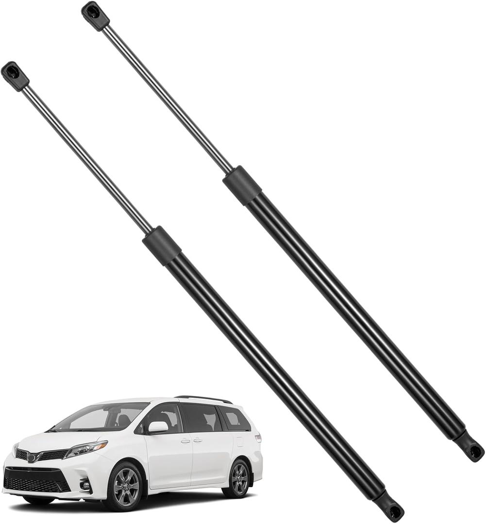 BDFHYK PM1124 22in/171Lbs (761N) Tailgate Struts Lift Supports Car Hood Holder Gas Spring Compatible with Toyota Sienna 2011-2020, Set of 2