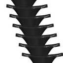 TIICHOO Period Thong Underwear for Women Seamless Period Panties Thong Leakproof Menstrual Underwear 8 Pack (XX-Large)