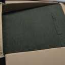 EHEYCIGA Curved Dog Stairs Ramp for High Beds 22.6" H, 5-Step Dog Steps for Small Dogs and Cats, Pet Stairs for High Bed Climbing, Non-Slip Balanced Pet Step Indoor, Military Green