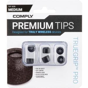Comply TWR-200-B | Memory Foam Replacement Earbud Tips for Bang & Olufsen EX, Beats Solo Buds, Devialet Gemini & More | Ultimate Comfort, Secure Fit, Superior Noise Isolation | Black, Medium (3 Pairs)