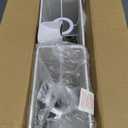 Bedside Wall Lamp Set of 2, Plug in Wall Sconce with USB Charging Port and AC Outlet, Modern Black Brushed Nickel Wall Light with Plug in Cord for Living Room Office, E26 LED Bulb Included