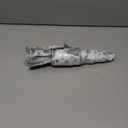 45 * 13Inch Christmas Tree Topper Bow Decoration, Large Glitter Tree Decoration Ornaments(Silver)