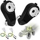 24V Powered Wheels Motor Upgrade Gearbox for Ride On Toys 2 Pcs 24v RS555 40000RPM High Speed Drive Engine Gearbox Motor Upgrade for Jeep Kid trax