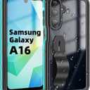 for Samsung Galaxy A16 5G Case,IP68 WaterproofBuilt-in Screen Protector-Rugged Full Body Dustproof Shockproof Drop Proof Protective with Cell Phone Ring Holder for Samsung A16 5G / 4G 6.7", Blue