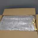 DI QIU REN 120 Pcs 5oz Dessert Cups with Golden Spoon, Plastic Dessert Parfait Cup Clear Appetizer Pudding Cup, Round Serving Goblet Cups Shot Glasse (Round Goblet60Pack)