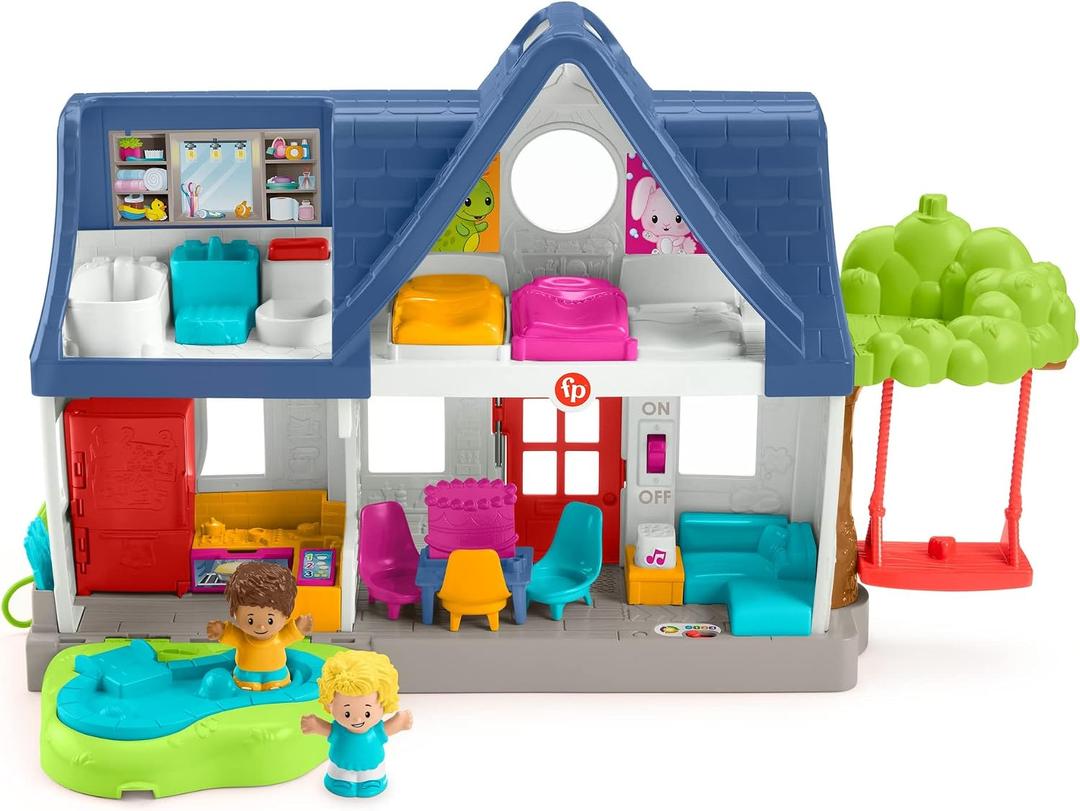 Fisher-Price Little People Friends Together Play House
Pretend Home Playset, Smart Stages with Learning Songs, Toddler Toy, Preschool Kids Ages 1+ Years