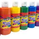 Cra-Z-Art Washable Classic Paint Bulk Pack 8ct, Assorted Colors 4oz each bottle, 32oz