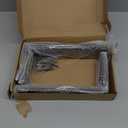 3 Pack L11 x H 6" x W 2.5" 10mm Thick Countertop Support Brackets, Heavy Duty Countertop Hidden Bracket L Shelf Bracket Metal Corbels for Countertops Frosted Black