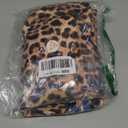 WDIRARA Women's Y2k Leopard Print Pants Elastic Waist Wide Leg Pants Trousers Bottoms, XXL