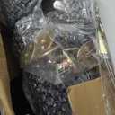 TURSTIN Set of 8 Furniture Legs 3 Inch Square Solid Wood Couch Legs Replacement Sofa Legs Mid Century Furniture Feet for Armchair Bed Dresser Cabinet Include Installation Hardware, Black