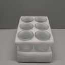 Large Hobnail Drinking Glasses Set of 6, 16oz Clear Highball Glasses Embossed Boho Water Glass Cups, Kitchen Bar Tumbler Glassware for Cocktail, Juice, Whiskey, Milk and Various Mixed Drinks