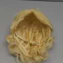 Women's Curly Wavy Retro Blonde Party Hair Wig(Gold)