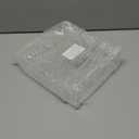 GRAHAM DESIGN 8x8 Scalloped Acrylic Tray with Magnetic Mat  Clear Decorative Photo Display Tray & Jewelry Organizer, Anti-Slip Vanity Tray for Home Office Desk Decor, Modern Gift