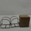 LINFIDITE 2 Pack Kitchen Plate Holder Organizer for Cabinet Space Saver Dinner Dish Plate Storage Rack Upright Dish Drying Racks Metal Dish Racks Stand for Cupboard and Countertop Large Black