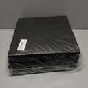 Large Cork Board Felt Wall Tiles, 47"x35" 12 Pack Felt Bulletin Board Pin Board with 48 Safe Removable Adhesive Tabs, 60 Push Pins, Alternative Cork Board for Walls Home Office (Black)