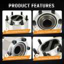 2Pcs Manual Locking Hubs 28 Splines Replacement for Nissan Frontier Pathfinder Xterra Titan D21 Base SE XE Pickup 1990-2004 40250-2S610
