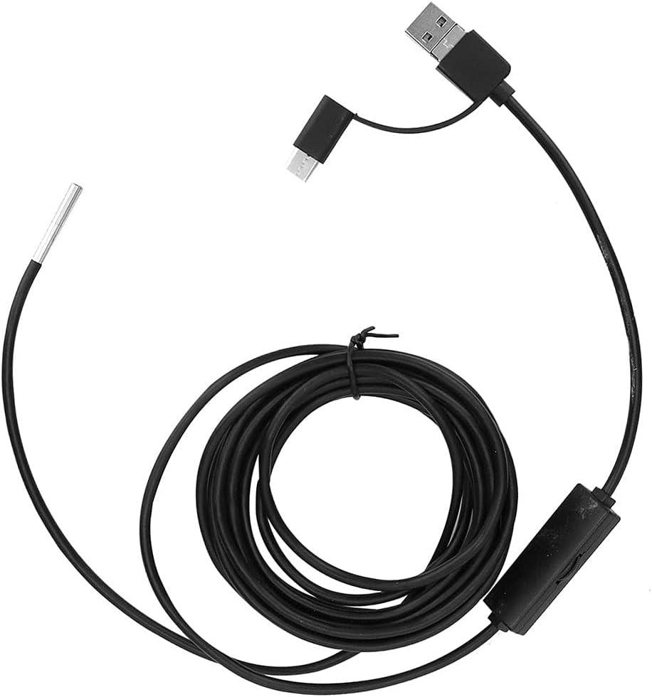 Endoscope, Industrial Borescope 3.9mm Lens Type C USB Snake Camera, High Definition Inspection Camera (5m Cord)