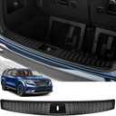 Interior Rear Bumper Protector Compatible with Kia Carnival 2022-2025 2026 Accessories ABS Material Black Rear Bumper Guard Trunk Sill Protector