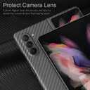 Sisyphy Aramid Fiber Case for Samsung Galaxy Z Fold 6 5G with Carbon Fiber Texture (Black 1500D), Super Slim Protective Cover Skin, Soft Touch Sturdy Durable Snap-on Back Cover