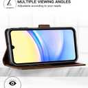 Feitenn for Galaxy A15 5G Wallet Case, Premium PU Leather Flip Case with Kickstand Card Slots Holder for Samsung Galaxy A15 5G 2023 (A15,Brown)