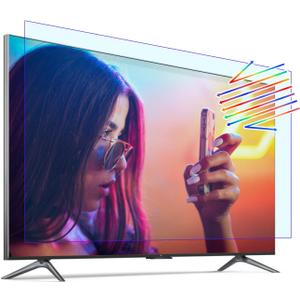 Anti Glare Screen Protector for 43 Inches TV Monitor. Filter Out Blue Light That Relieve Computer Eye Strain And Help You Sleep Better