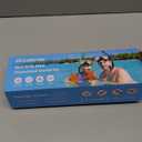 Greatever Dry Snorkel Set,Panoramic Wide View Anti-Fog Scuba Diving Mask,Professional Snorkeling Gear for Adults Kids (Large, Black)