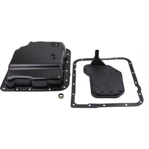 Automatic Transmission Oil Pan with Drain Plug Trans Filter and Gasket Set for 4L60-E 4L65-E 4L70-E