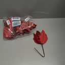 Christmas Poinsettia Flowers 6 Pcs Christmas Decorative Flower Simulated Flower Decor Christmas Home Decor