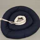 IDOMIK Dog Recovery Collar, Waterproof Soft Dog Cone After Surgery, Comfy Protective Elizabethan Collar Alternative for Dogs Cats, Adjustable Pet Neck Donut Cone Anti-Licking Biting Wounds,Grey,S