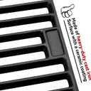 GGC 19 3/4" Grill Grates for Chargriller 3001, 5050, 3008, 3030, 3725, 4000, 5252, King Griller 3008, 5252, 4 PCS Cast Iron Grill Grates Replacement for Char griller Grills