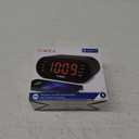 Timex Alarm Clock for Bedroom with FM Radio and 10 Station Presets, Clock Radio with Dual Alarms, USB Charger, Large Display, Sleep Timer, and Snooze  Black (T232B)