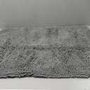 OLANLY Bathroom Rugs 30x20, Extra Soft Absorbent Chenille Bath Rugs, Rubber Backing Quick Dry, Machine Washable Bath Mats for Bathroom Floor, Tub and Shower, Home Decor Accessories, Grey