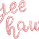 Birthday Party Balloons Yee Haw Balloons Rose Gold Yee Haw Banner for Western Cowgirl Birthday Decorations
