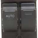 Front Left Driver Side Master Power Door Window Switch compatible with Toyota 98-98 4Runner / 00-01 Camry without Wood Grain / 00-04 Echo (year 98 99 00 01 02 03 04 1998 1999 2000 2001 2002 2003 2004)