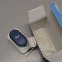 AQQA Aquarium Strong Magnetic Cleaner Brush, Fish Tank Glass Algae Magnet Cleaning Tool Floating Cleaner Scrubber Brush with 2 Detachable Scraper (Blue,S)