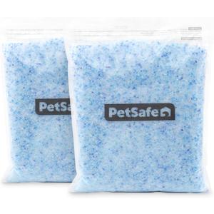 PetSafe ScoopFree Premium Crystal Cat Litter - Outperforms Clay Litter - Less Tracking, Dust for A Fresh Home - Non-Clumping - Two 4.3 lb Bags of Litter (8.6 lb Total) - Original Blue