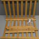 Smiry Shoe Rack, 2 Tier Small Bamboo Shoe Organizer, Stackable Free Standing Wooden Shoe Storage Shelf for Closet, Entryway, Front Door Entrance, Natural