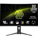 msi MAG321CUP 32-inch 3840 x 2160 (UHD), VA, 4K Gaming Monitor 160Hz, Adaptive Sync, 1ms, HDMI, Display-Port, VESA Mountable, Tilt, Black