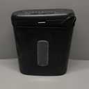 Amazon Basics 8-Sheet Cross Cut Paper Shredder and Credit Card Shredder - Black