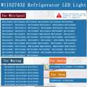 W11527432 W11387579 Refrigerator LED Light Module Replace W11333374 W11042554, for Whirlpool Maytag Amana Replacement WRX735SDHZ02 WRF555SDFZ11 WRX735SDHZ03 WRX735SDHZ04 WRF555SDFZ09