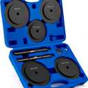 Orion Motor Tech Truck Hub Seal Installer Kit, Heavy Duty Seal Drivers Compatible with Class 7 8 Trucks, Set of 5 (black)