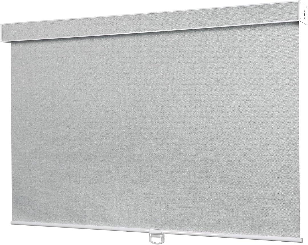 Cordless RV Blind, Blackout Window Curtain Pleated Shade for RV, Camper and Motorhome Window, Fit for 36" W x 22" H Rough Opening RV Window, Grayish White, 43"W x 28"H