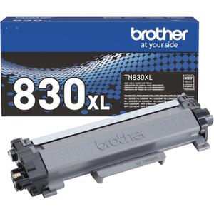 Brother Genuine TN830XL Black High Yield Printer Toner Cartridge - Print up to 3,000 Pages(1)