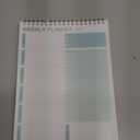 Weekly Planner Notepad,Spiral To Do List Undated Planning Pad, Weekly Organizer for Students, Weekly Agenda for Work & Daily Life, 52 Sheets, 6.5 x 9.8 in (Green)